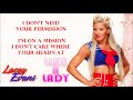Lacey Evans WWE Theme - Like A Lady (lyrics)