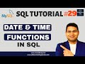 SQL Tutorial #29 - Date and Time Functions in SQL