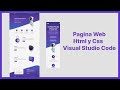 como HACER una PAGINA WEB con HTML y CSS en (VISUAL STUDIO CODE) 😱