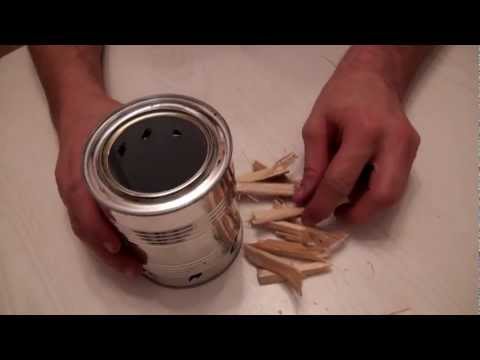 Как сделать из банки горелку Как сделать из банки горелку