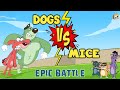 Dogs Vs Mice : Epic Battle!! | Compilation | Popular Cartoon | Rat-a-Tat | Kids Cartoon |Chotoonz TV