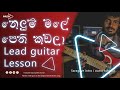 Nelum Male Pethi (නෙළුම් මලේ පෙති) lead guitar lesson | lead parts lesson | guitar lesson