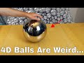 What Does a 4D Ball Look Like in Real Life? Amazing Experiment Shows Spherical Version of Tesseract