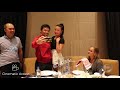 Manny Pacquiao Greets the Winners of the Pacquiao Foundation, and had Dinner with them.