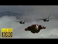 Tony Stark vs Two F-22 Raptor Fighters in the movie IRON MAN (2008)
