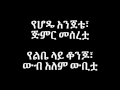 Haileyesus Girma Yetint Yetewatuwa - Lyrics