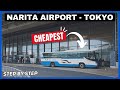 How To Get From NARITA Airport to Tokyo THE CHEAPEST WAY 🚌 By BUS
