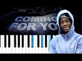 SwitchOTR - Coming for You  (Piano Tutorial)