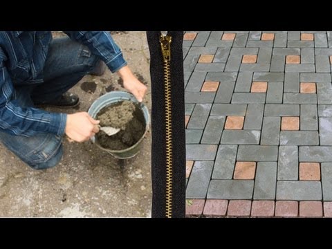 Тротуарной плитка своими руками видео в домашних условиях Тротуарной плитка своими руками видео в домашних