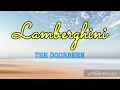 Lamberghini - The Doorbeen || Lyrics