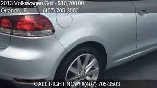 2013 Volkswagen Golf 2.5L 2-Door PZEV for sale in Orlando, F