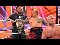 Tama Tonga Help Solo Sikoa New Champion Vs Cody Rhodes Full Match On Raw