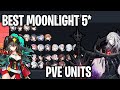 Moonlight 5* Star PVE Tier List [Epic Seven]