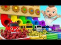 Bingo Song Baby Songs Learn Vehicle names and color change slide play - Nursery Rhymes & Kids Songs