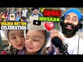Shiraz & Muskan Vlog Reaction | Golden Play Button Celebration With My Villagers | PunjabiReel TV