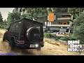 Biggest Waterfall Mansion in GTA 5 Mods IRL|| LA REVO Let's Go to Work #13