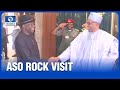 FULL VIDEO: Ex-President Jonathan Visits Buhari