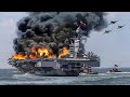 13 Minutes Ago! Russian aircraft carrier carrying nuclear bombs destroyed by Ukraine in Black Sea