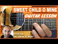 Sweet Child o' Mine Guitar Lesson - part 1 of 8