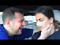Getting a NOSE JOB PRANK on HUSBAND! HE STARTED CRYING :(