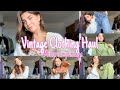 VINTAGE CLOTHING HAUL // MillyroseyVintage