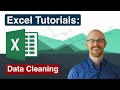 Cleaning Data in Excel | Excel Tutorials for Beginners