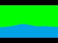 Water Cartoon Waves - Free Green Screen Effect