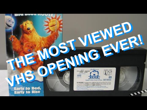 Opening to Bear in the Big Blue House Early to bed Early to rise VHS