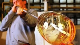 Amazing Big Hot Glass Blowing Studio Corning Glassmaking Glassblowing Craft