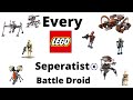 Every Lego Seperatist Battle Droid
