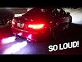 BMW E92 M3 LOUD Exhaust Install!! (HUGE FLAMES!)