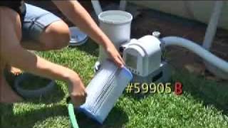 Intex 2500 GPH Krystal Clear Pool Filter Pump Instructional Video | 633T