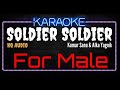 Karaoke Soldier Soldier For Male HQ Audio - Kumar Sanu & Alka Yagnik Soundtrack Film Soldier
