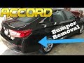 2018-2021 Honda Accord Rear Bumper Removal How to Remove Replace Install