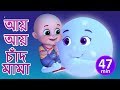 আয়  আয়  চাঁদ মামা  - Aye Aye Chand Mama -  Bengali Rhymes for Children | Jugnu Kids Bangla