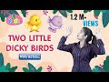 Two Little Dicky Birds - Action Rhymes with Lyrics | Best English Nursery Rhymes | Anikidz