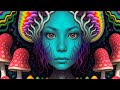 Psychedelic Trance - Mushroom Trip Trippy Animation 🍄 Psytrance mix 2024 (AI Graphic Visuals)