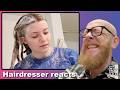 She is BLEACHING her BOX DYED HAIR !!! Hairdresser reacts to Hair Fails #hair #beauty