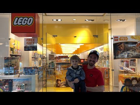 BUILDING OUR FAMILY AT THE LEGO STORE! Ross Park Mall Pittsburgh PA