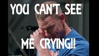 You can't see me crying! WWE star John Cena reduced to tears by surprise video