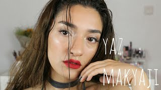 DÜNYANIN EN TATLI FIRÇALARI! | KIRMIZI RUJ&YAZ MAKYAJI