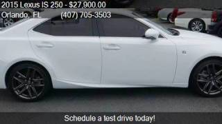 2015 Lexus IS 250 4dr Sport Sedan Automatic RWD for sale in