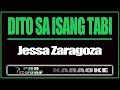 Dito sa isang tabi - Jessa Zaragoza (KARAOKE)