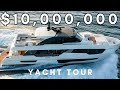 Inside a $10,000,000 Luxury SuperYacht | Ocean Alexander 90R Super Yacht Tour