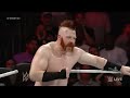 Roman Reigns vs Sheamus WWE World Heavyweight Championship Match Raw, December 14, 2015
