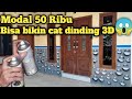 CAT DINDING 3D SIMPEL DAN MUDAH UNTUK PEMULA