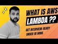 AWS Lambda for Beginners - Get Interview-Ready under 10 minutes (Live Demo)