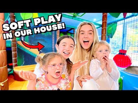 WE BUILT A REAL SOFTPLAY IN OUR HOUSE 