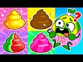 Colorful Little Poo 💩 Potty Training Story for Kids 😻 Pit & Penny Family🥑