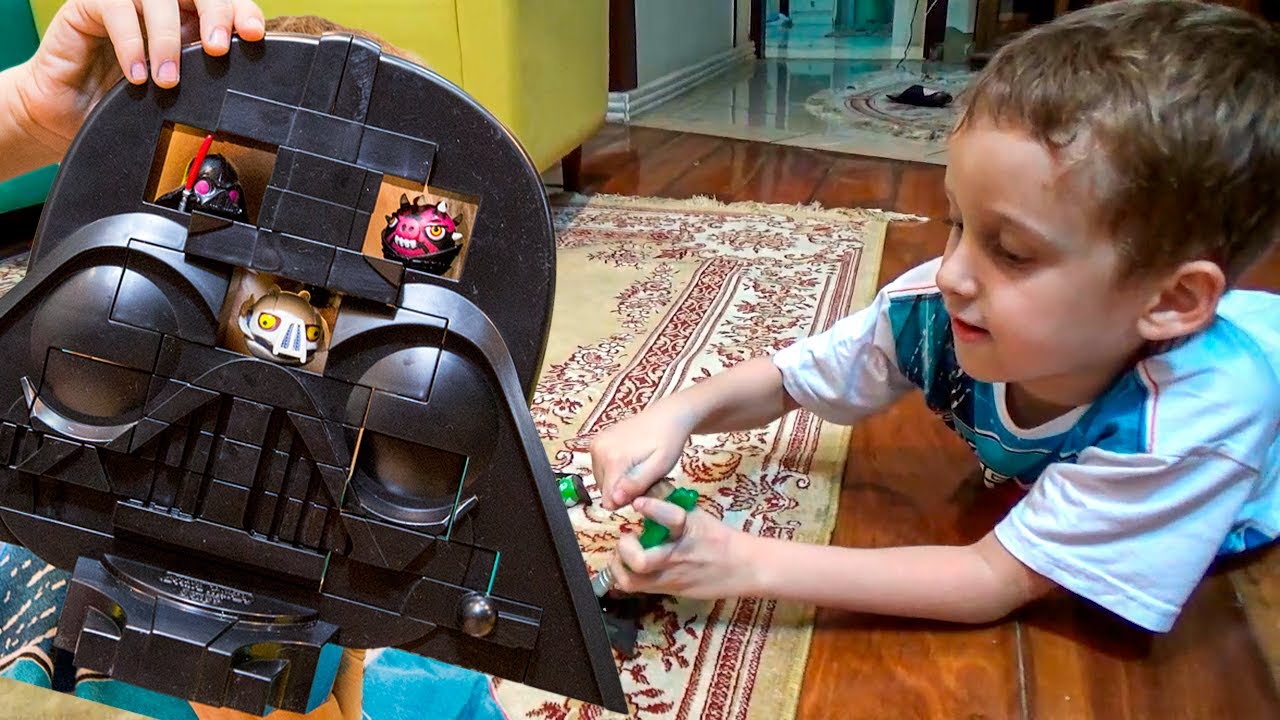 PAULINHO BRINCANDO com JOGO STAR WARS ANGRY BIRDS e GEORGE da PEPPA PIG – Infantil para Crianças
